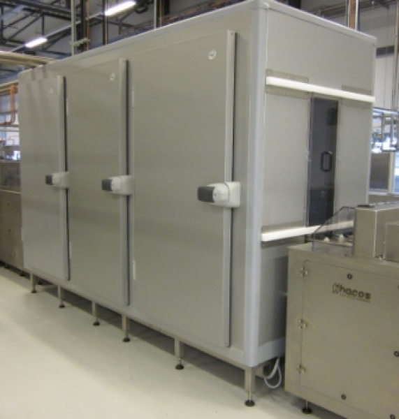 Pionowa wieża chłodnicza do form czekoladowych