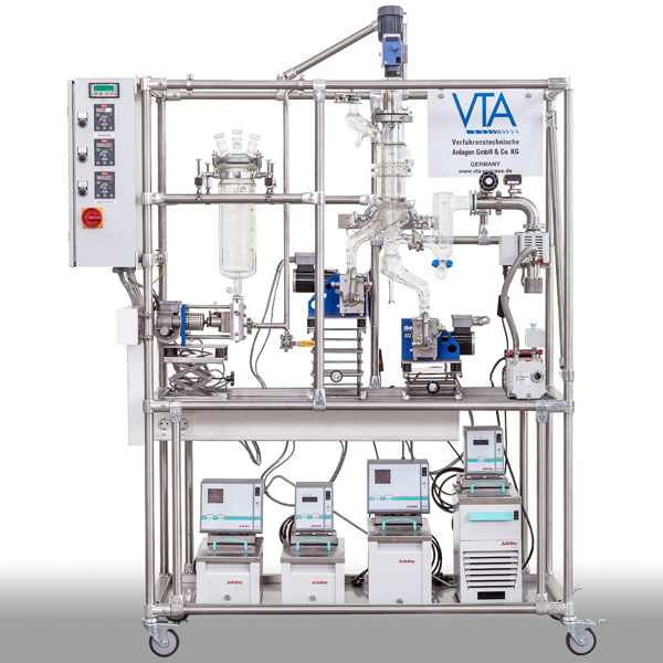 Laboratoryjny destylator z krótką ścieżką