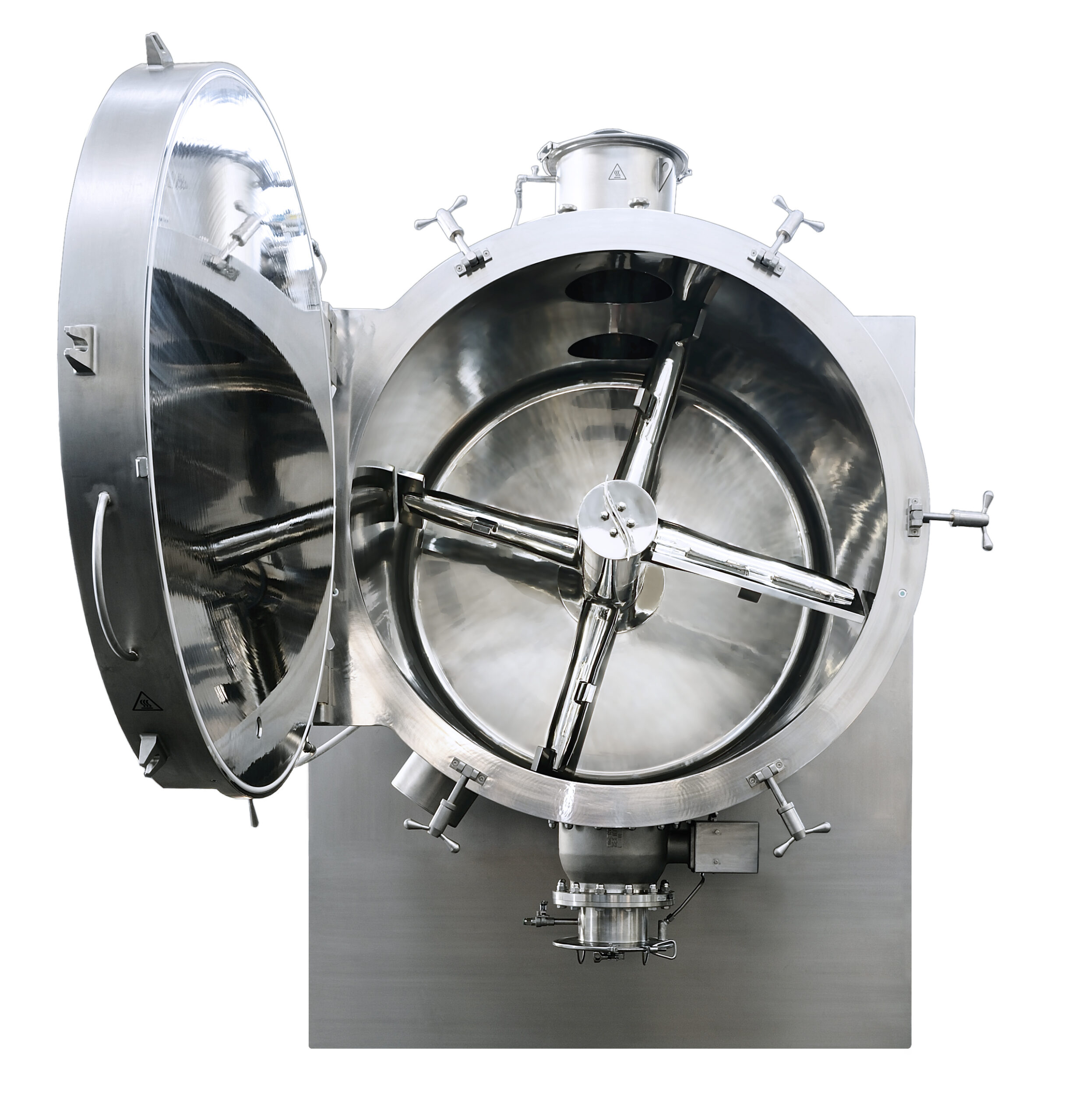 Horizontal paddle vacuum dryer
