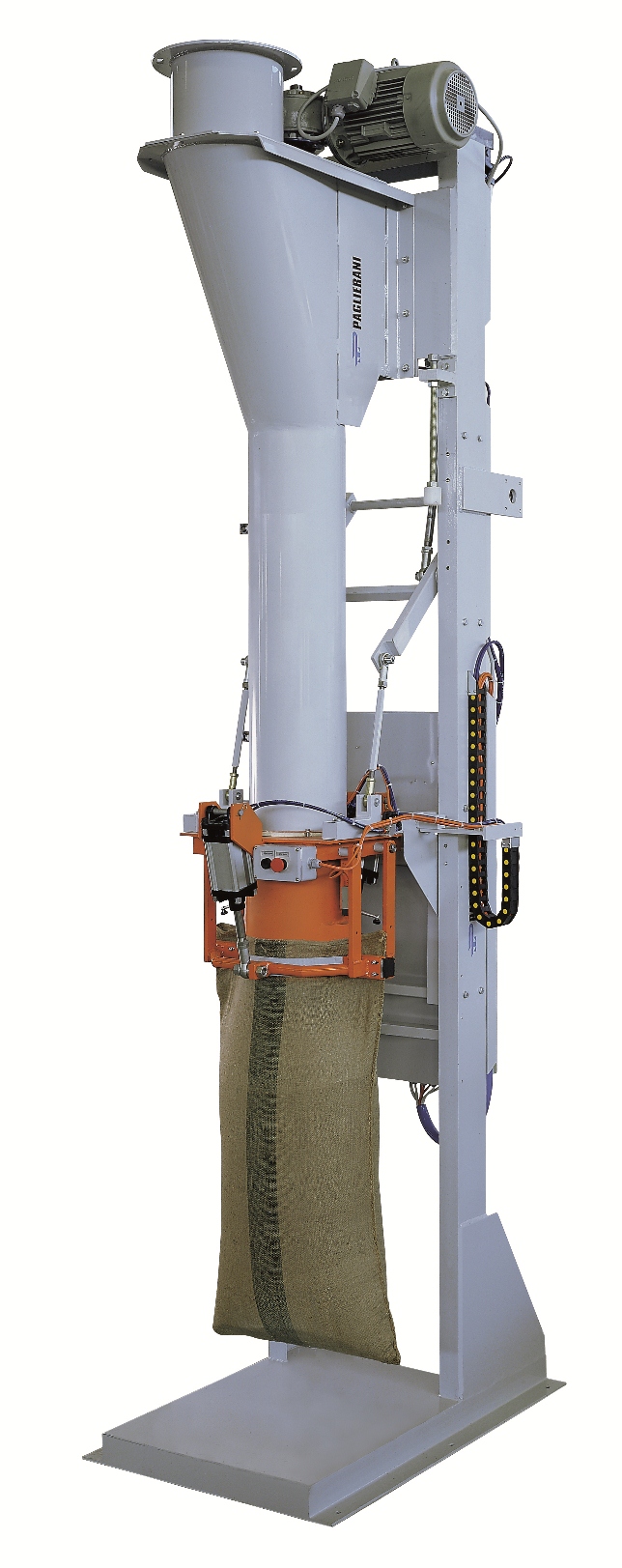 Bagger for open mouth bags