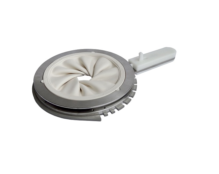 Higieniczny, ręcznie obsługiwany zawór przysłony