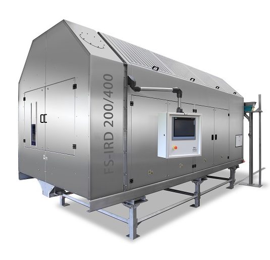 Sterilizátor s infračerveným rotačním bubnem