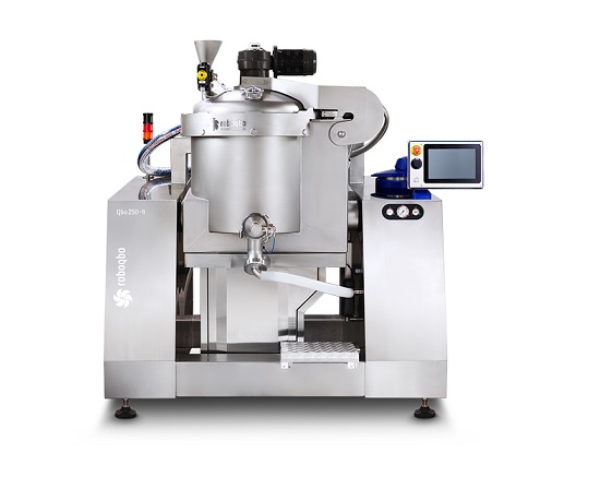 Průmyslový kuchyňský robot pro přípravu hotových jídel různých konzistencí