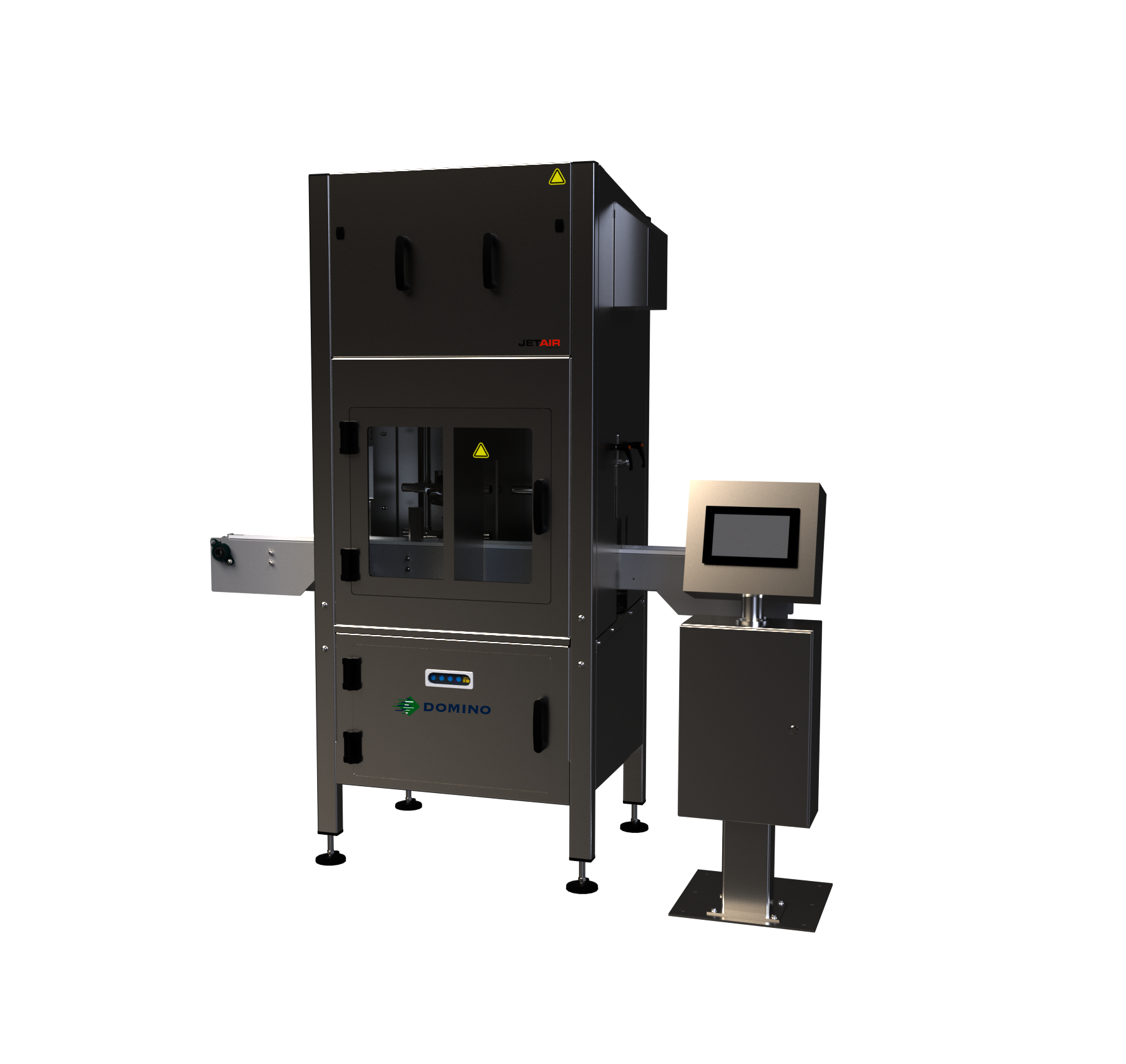 Tiskárna kódů pro plechovky s integrovaným sušícím systémem