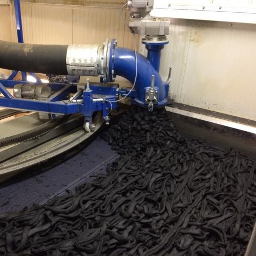 Pásová sušička na kaly z čističiek odpadových vôd