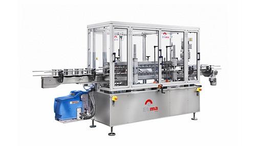 Linear machine for wraparound label