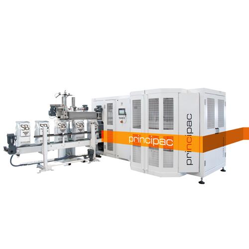 Pytlovací stroj s otevřeným ústím