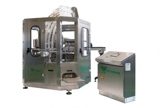 Automatic filling and sealing machine for yogurt