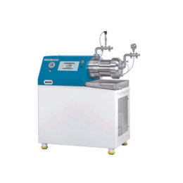 Self-cleaning bead mill for highly viscous materials