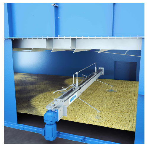 Belt dryer cleaning system