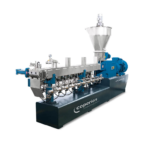 Nagy teljesítményű kompaundáló extruder