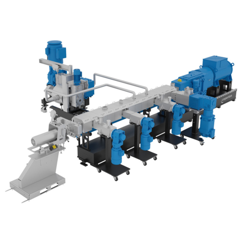 Filtration compounder for polymer recycling