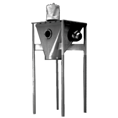 Aerolock surge hopper for precise bulk material management