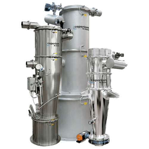 Sanitární přijímač sypkých látek pro potravinářský a farmaceutický průmysl