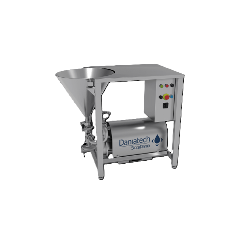 Inline míchačka s vysokou smykovou rychlostí pro prášky a kapaliny