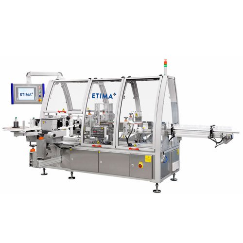 Lineáris címkézőgép öntapadós címkékhez a gyógyszeriparban