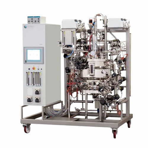 Bioreaktor z nehrdzavejúcej ocele na výrobu bioprocesov v malom meradle