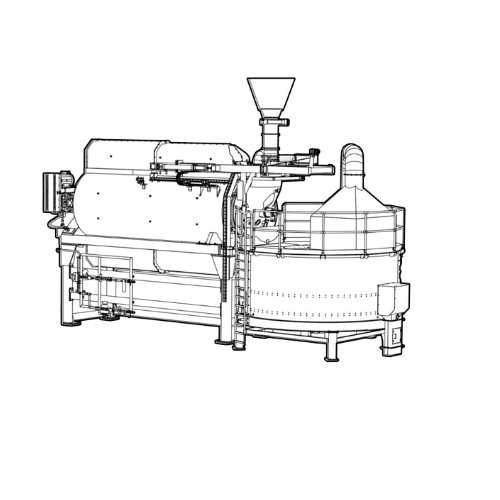 Průmyslová pražírna sladu pro speciální druhy sladu
