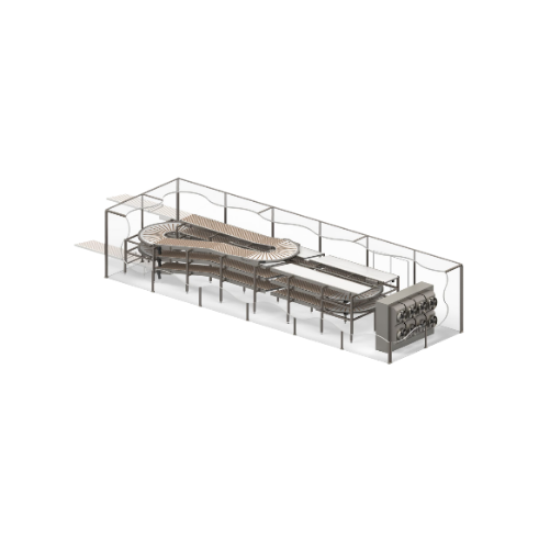 Chladiaci systém na stabilizáciu po pečení