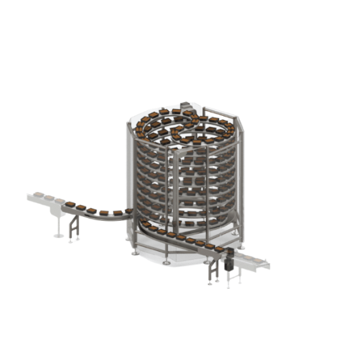 Vyrovnávací systém zásobníků pro následnou absorpci