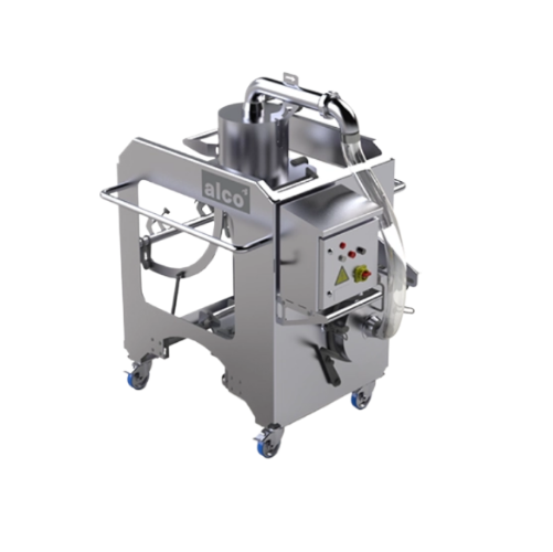 Industrial dust extraction system for food processing