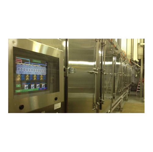 Fast crusting freezer for poultry products