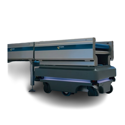 Önvezető szállítórendszer ipari csomagoláshoz