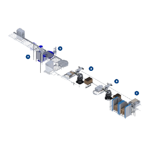 Kompakt palettázási megoldás korlátozott helyigény esetén
