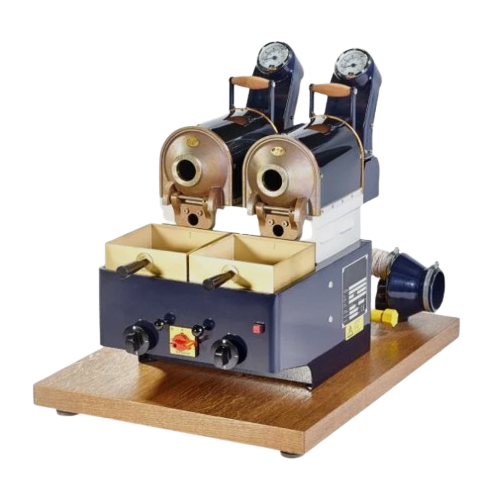 Sample roaster for green coffee bean quality grading