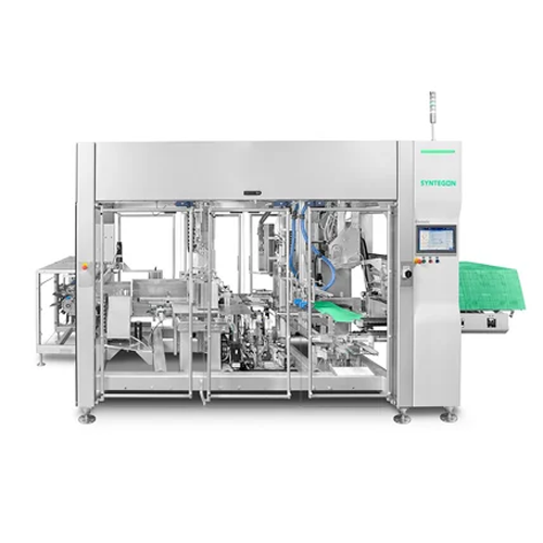 Különböző élelmiszeripari termékek csomagolója