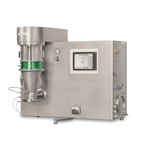 Procesor s fluidním ložem pro farmaceutickou granulaci a potahování