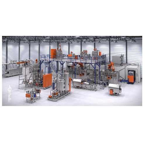 Vysokokapacitní linka na výrobu neškrobové gumy a želé