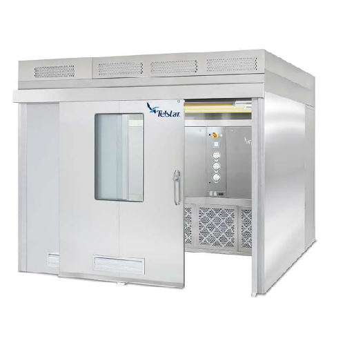 Lefelé áramló fülkék veszélyes anyagok feldolgozásához