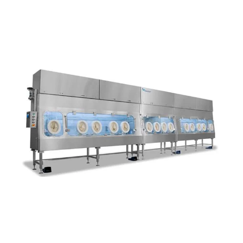 Két liofilizátor kirakodó izolátor higroszkópos termékekhez