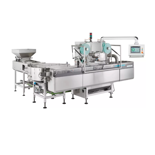 Modular high-speed flow pack wrapper for preformed products