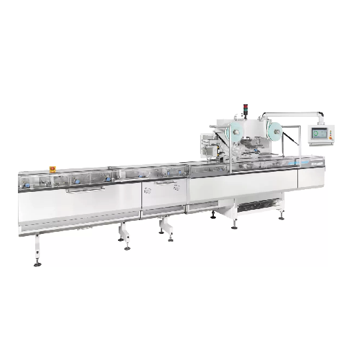 Modular high-speed wrapper for chocolate flow packs