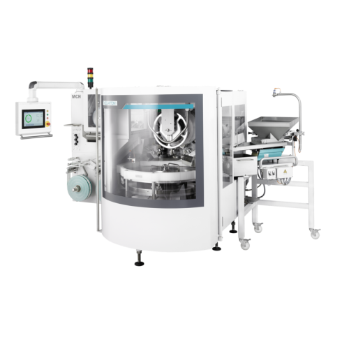 Rugalmas nagysebességű csomagológép cukrászati termékekhez