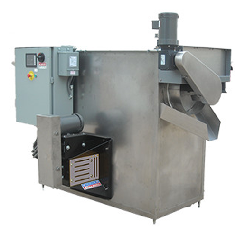 Nagy kapacitású folyamatos puffasztó pattogatott kukoricához