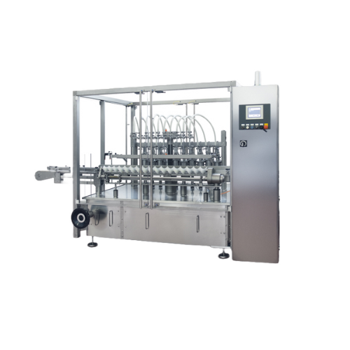 Lineáris intermittáló mozgású töltőrendszer nagy sűrűségű folyadékokhoz