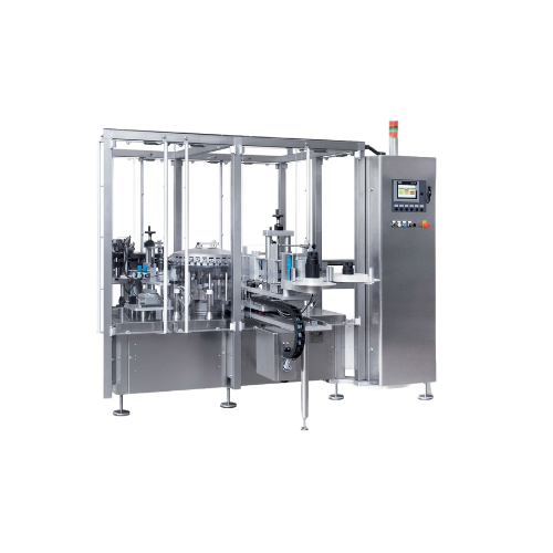 Szybkobieżna montażownica i etykieciarka strzykawek