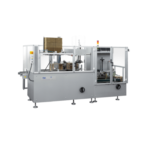 High-speed horizontal case packer for shipping cases