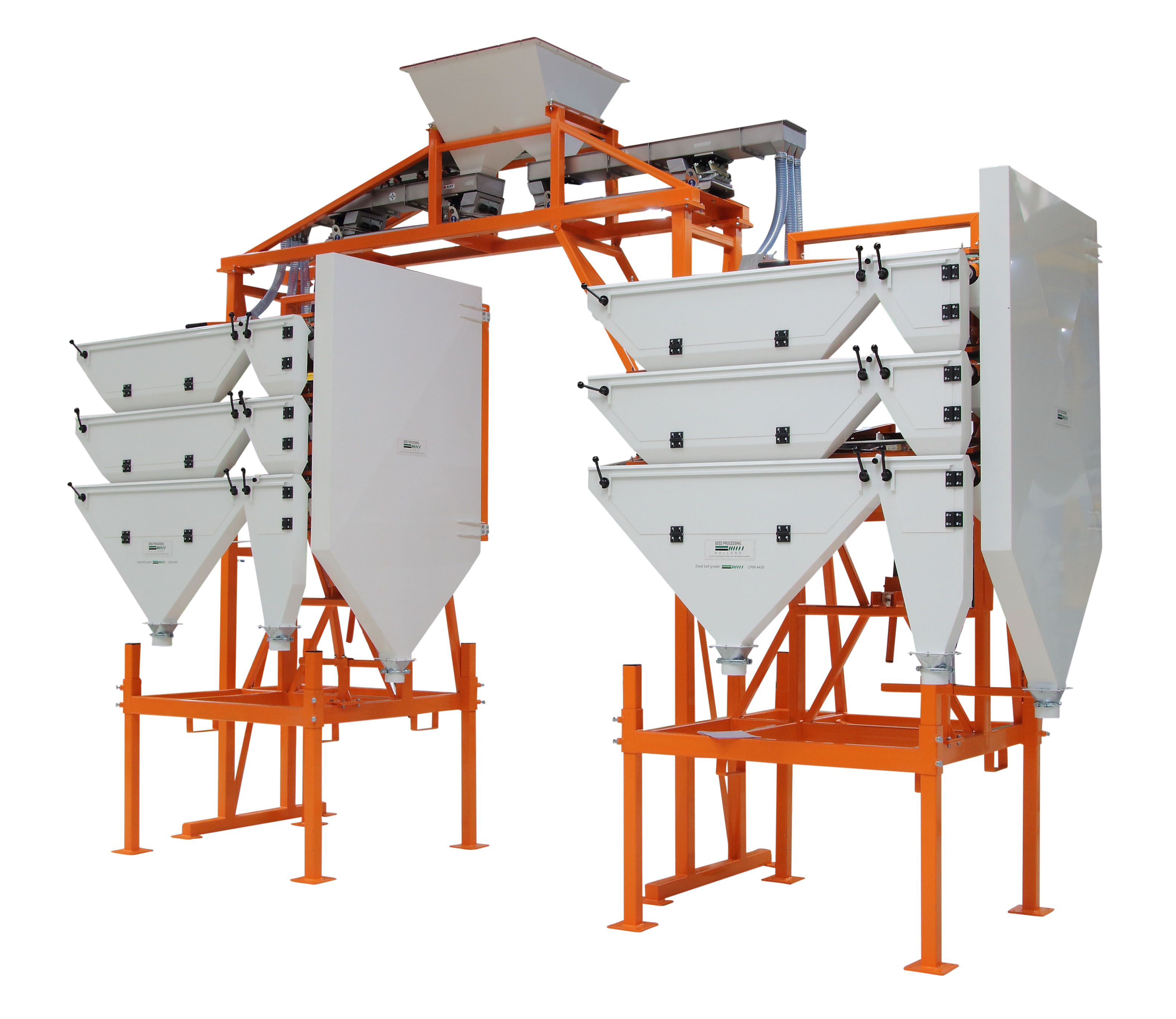 Pásový třídič osiva