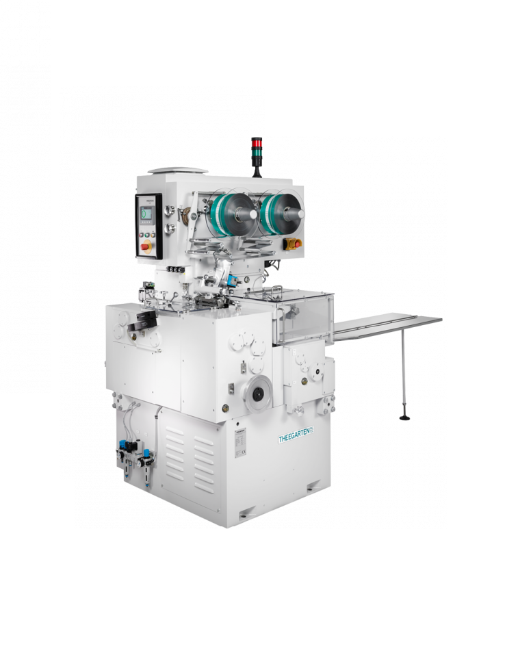 Single twist cut & wrap lollipop machine