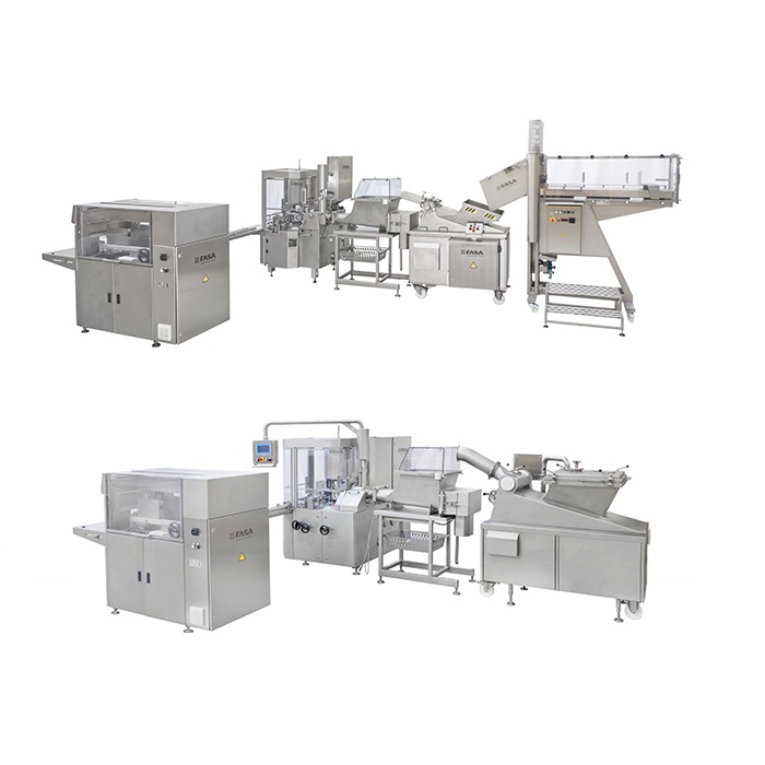 Vaj újracsomagoló vonal