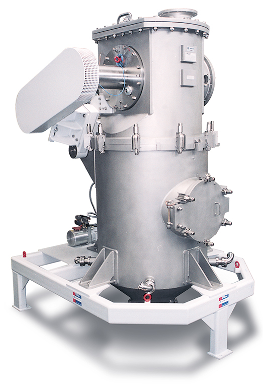 Folyósított ágyas, ellentétes sugárhajtású malmok