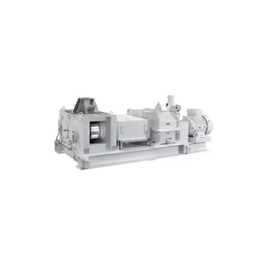 High pressure roller mill for medium-fine crushing