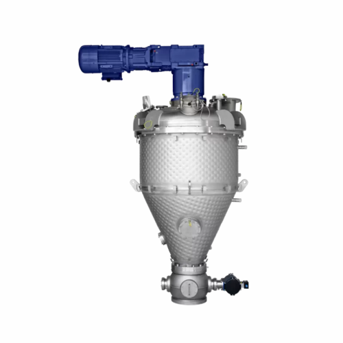 Kónická lopatková vakuová sušička prášků a granulí