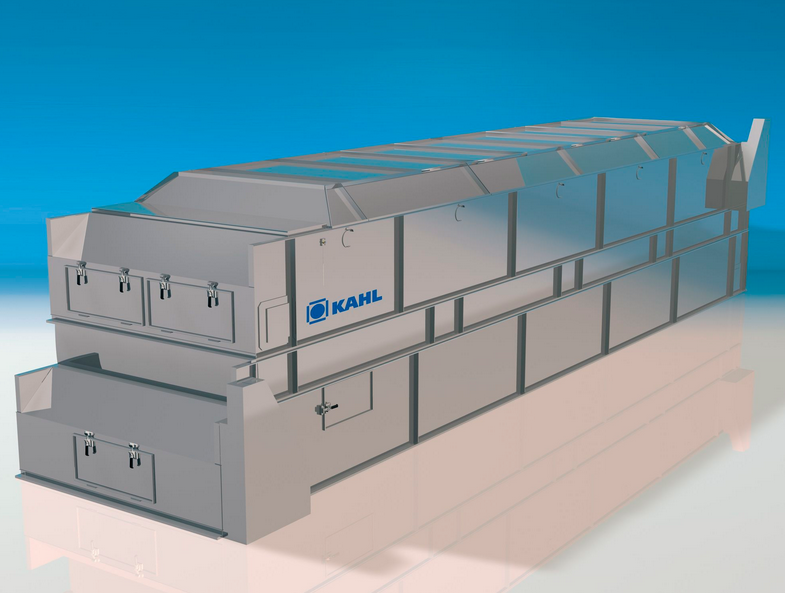 Belt dryer/cooler for pellets and granules