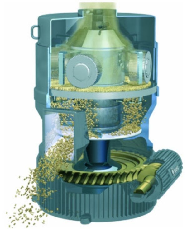 Pelleting press for biomass