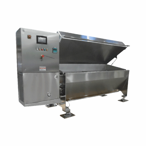 Tavicí jednotka kakaového másla a kakaového likéru